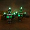 Halloween Skull Light Horror Smoke Electronic Candle Light Decor