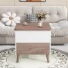 Modern Multi-functional Coffee Table Extendable with Storage & Lift Top in Walnut