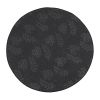 Large 31.5 Inch 3D Printed Round Vortex Illusion Areas Rug, Carpet Floor Door Mat Anti-Slip for Living Room Bedroom Office Black