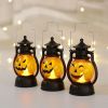 LED Haloween Pumpkin Ghost Lanter Candle Light Halloween Party Decoration for Home Holiday Bar Horror Props Oil Lamp Kids Toy