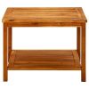 Coffee Table 23.6"x23.6"x17.7" Solid Acacia Wood