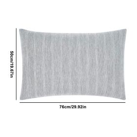 Cooling Pillow Cases Comfortable Breathable (Option: Grey-2pcs)