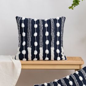 Bohemian Pillow Ins Style Simple Nordic Tufted Pillowcase (Option: Loop Velvet Saiya Pillow-45x45cm Without Core)