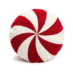 Decorative Christmas Red Candy Doll Pillow (Option: Christmas Round-40cm Diameter With Core)