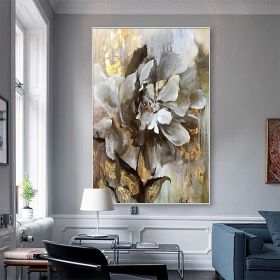 Handmade Flower Oil Painting On Canvas Wall Art Decoration Modern Abstract PictureLiving Room Hallway Bedroom Luxurious Decorative Painting (size: 150x220cm)