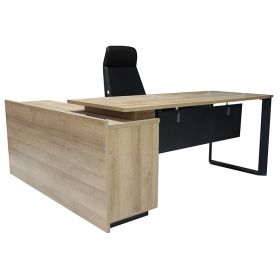 Cheap Hot Sale L Shaped Modern School Office Furniture Desk Melamine Executive Office Desk (Color: Color)