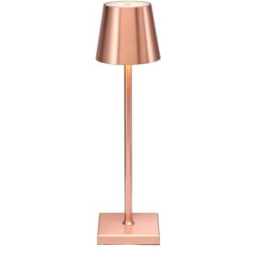 Dimmable LED Battery Table Lamp, USB LED Light for Bedside Tables (Color: pink)