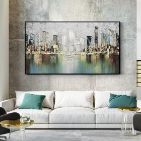 Abstract Art Modern Painting Wall decor painting big size oil on canvas Handmade artwork wall painting living room (size: 150x220cm)