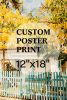 Upload Your Photo Image Custom Personalized Photo to Poster Printing Home Decor Wall Art Prints