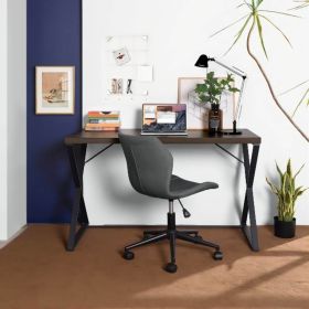 47.2" L Computer Desk, Console Desk (Color: WALNUT)