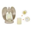 [only for pickup with a prepaid label]Nordic Style Resin Angel Electronic Candle Holder Living Room Church Decorations