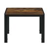 Nesting Coffee Table Set of 2;  Square Modern Stacking Table with Wood Finish for Living Room