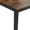 Nesting Coffee Table Set of 2;  Square Modern Stacking Table with Wood Finish for Living Room