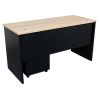 Modern office furniture latest wooden table designs office desk with movable drawers