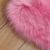 1pc Heart Shaped Area Rug, Plush Faux-Fur Carpet For Living Room & Bedroom, Home Decor Valentine's Day Decor 19.6in*23.6in/50cm*60cm