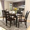 Dining Table Set Home Kitchen Table and Chairs Wood Dining Set