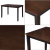 Dining Table Set Home Kitchen Table and Chairs Wood Dining Set